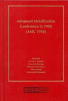 Hardcover Advanced Metallization Conference in 1998 (AMC 1998): Volume 14 Book