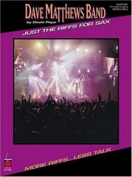 Paperback Dave Matthews Band - Just the Riffs for Sax Book