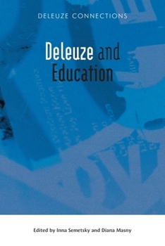 Paperback Deleuze and Education Book