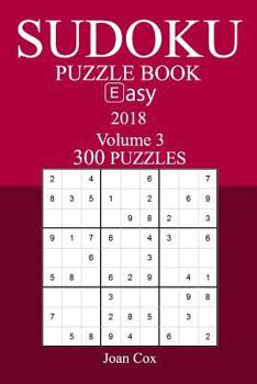 Paperback 300 Easy Sudoku Puzzle Book - 2018 Book