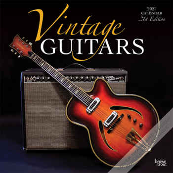 Calendar Vintage Guitars 2021 Square Foil Book