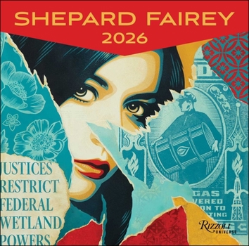 Calendar Shepard Fairey 2026 Wall Calendar Book