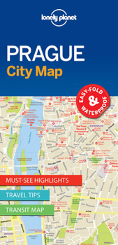 Map Lonely Planet Prague City Map Book