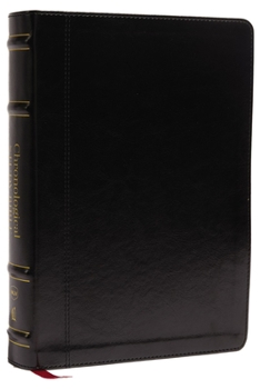 Imitation Leather Nkjv, Chronological Study Bible, Leathersoft, Black, Comfort Print: Holy Bible, New King James Version Book