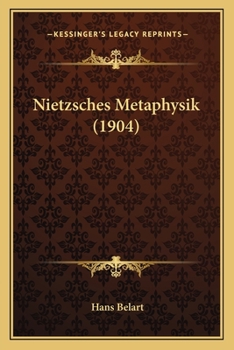 Paperback Nietzsches Metaphysik (1904) [German] Book