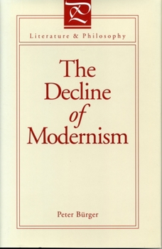 Paperback The Decline of Modernism Book