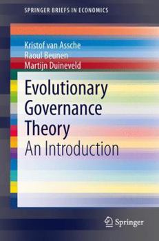 Paperback Evolutionary Governance Theory: An Introduction Book