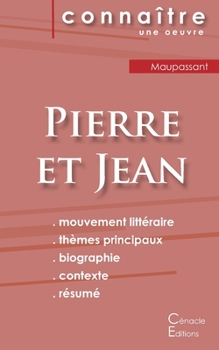 Paperback Fiche de lecture Pierre et Jean de Maupassant (Analyse littéraire de référence et résumé complet) [French] Book