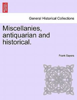 Paperback Miscellanies, Antiquarian and Historical. Book