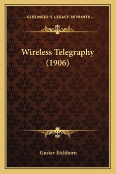 Paperback Wireless Telegraphy (1906) Book