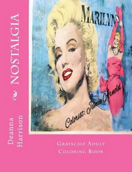 Paperback Nostalgia: Grayscale Adult Coloring Book