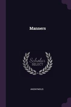 Paperback Manners Book