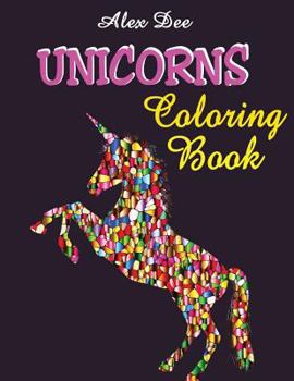 Paperback Coloring Book - Unicorns Book
