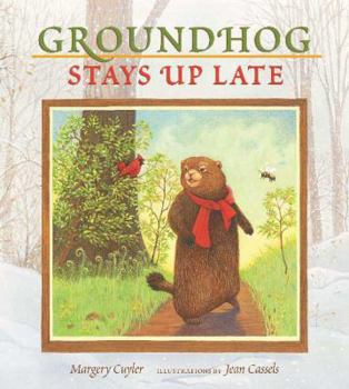 Paperback Groundhog Stays Up Late Book