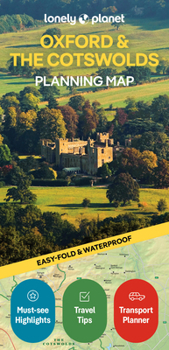 Loose Leaf Lonely Planet Oxford & the Cotswolds Planning Map Book