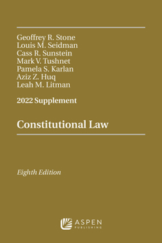 Paperback Constitutional Law, Eighth Edition: 2022 Supplement Book