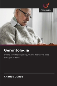 Paperback Gerontologia [Polish] Book