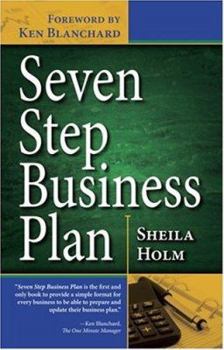 Hardcover Seven Step Business Plan Book