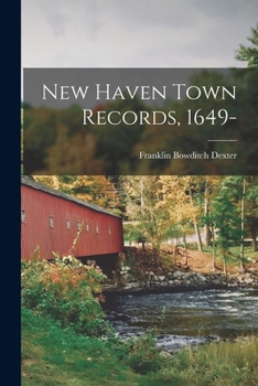 Paperback New Haven Town Records, 1649- Book