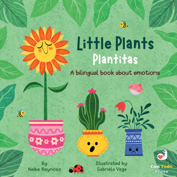 Hardcover Little Plants, Plantitas: A Bilingual Book about Emotions [Spanish] Book