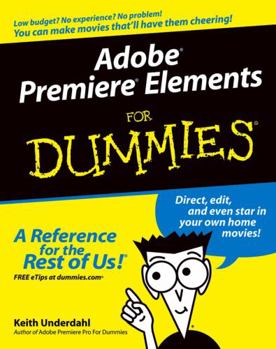 Paperback Adobe Premiere Elements for Dummies Book