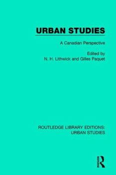 Hardcover Urban Studies: A Canadian Perspective Book