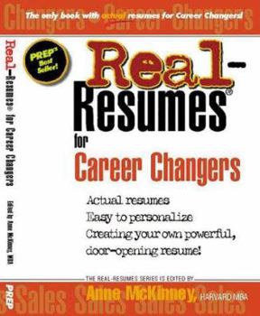 Paperback Real-Resumes for Career Changes Book