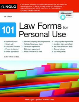 Paperback 101 Law Forms for Personal Use Book