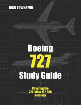 Paperback Boeing 727 Study Guide Book