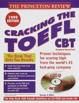 Paperback Cracking the TOEFL Catwith Sample Tests on CD-ROM, 1999 Edition [With *] Book