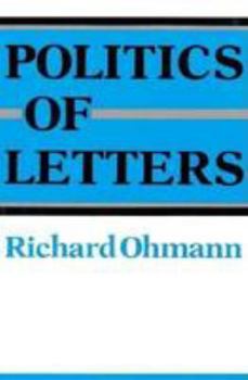 Paperback Politics of Letters Book