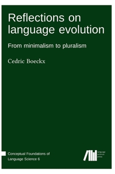 Hardcover Reflections on language evolution Book