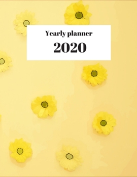 Paperback 2020 Yearly planner: nature themed calendar & organizer - 148 pages, 8,5" x 11" (version 31) Book