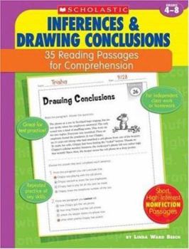 Paperback 35 Reading Passages for Comprehension: Inferences & Drawing Conclusions: 35 Reading Passages for Comprehension Book
