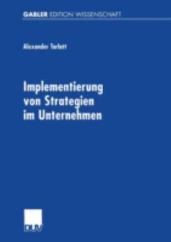 Paperback Implementierung Von Strategien Im Unternehmen [German] Book