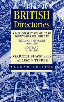 Hardcover British Directories 2nd Ed Book