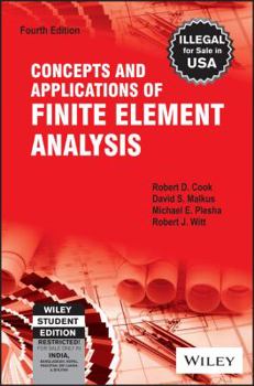 Paperback Concepts And Applications Of Finite Element Analysis, 4Th Ed Book