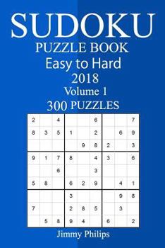 Paperback 300 Easy to Hard Sudoku Puzzle Book 2018 Book