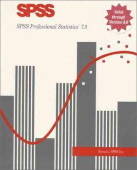 Paperback SPSS Professional Statistics 7.5 Book