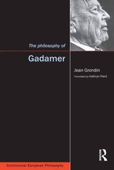 Paperback The Philosophy of Gadamer Book