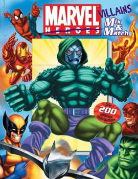 Spiral-bound Marvel Villains Mix & Match Book