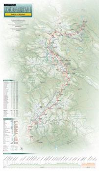 Map The Colorado Trail Wall Map - Laminated (15 x 26 inches) (Erik the Black’s Hiking Maps) Book