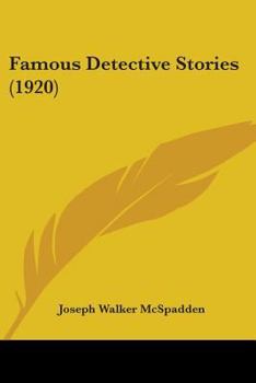 Paperback Famous Detective Stories (1920) Book