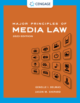 Paperback Major Principles of Media Law, 2023 Book