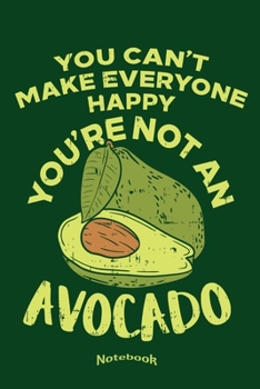Paperback My Funny Avocado Notebook: Funny Notebook, Diary or Journal for Food, Fruit and Vegetable Lovers, Vegans, Vegetarians, Guacamole Enthusiasts and Book