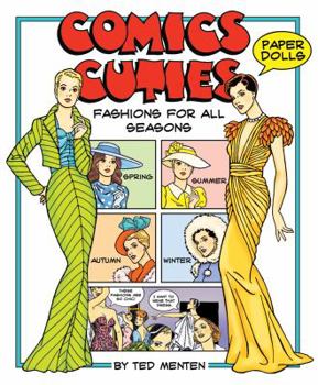 Paperback Comics Cuties Fashions for All Seasons Paper Dolls Book