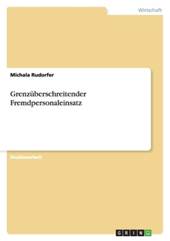 Paperback Grenzüberschreitender Fremdpersonaleinsatz [German] Book