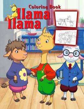 Paperback Llama Llama Coloring Book