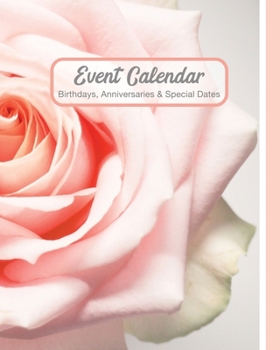 Event Calendar - Birthdays, Anniversaries & Special Dates: Christian Perpetual Calendar Date Keeper, Bible Verse Gift