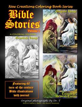 Paperback New Creations Coloring Book Series: Bible Stories Volume 1 Book